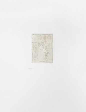 Grabado Chillida - Hommage à Gabriel Aresti 