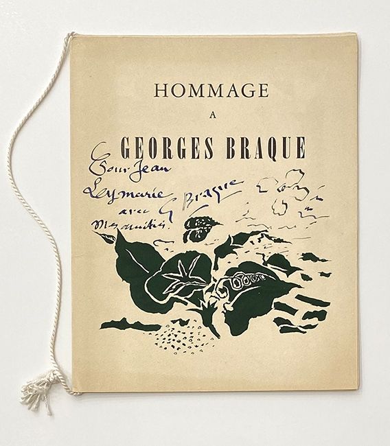 Litografía Braque - Hommage à Georges Braque