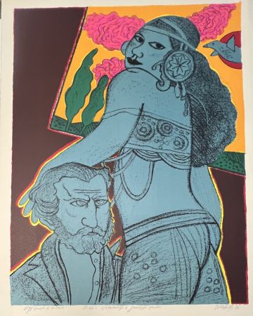 Litografía Corneille - Hommage à Giuseppe Verdi,