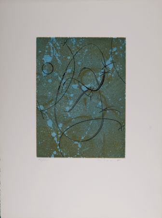 Grabado Ernst - Hommage à Marcel Duchamp, 1971 - Hand-signed