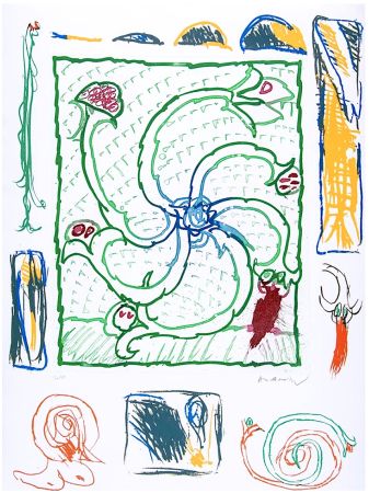 Litografía Alechinsky - Hommage à Picasso