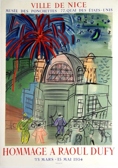 Litografía Dufy - Hommage à Raoul Dufy  Ville de Nice