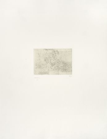 Grabado Chillida - Hommage à Rosalia de Castro 