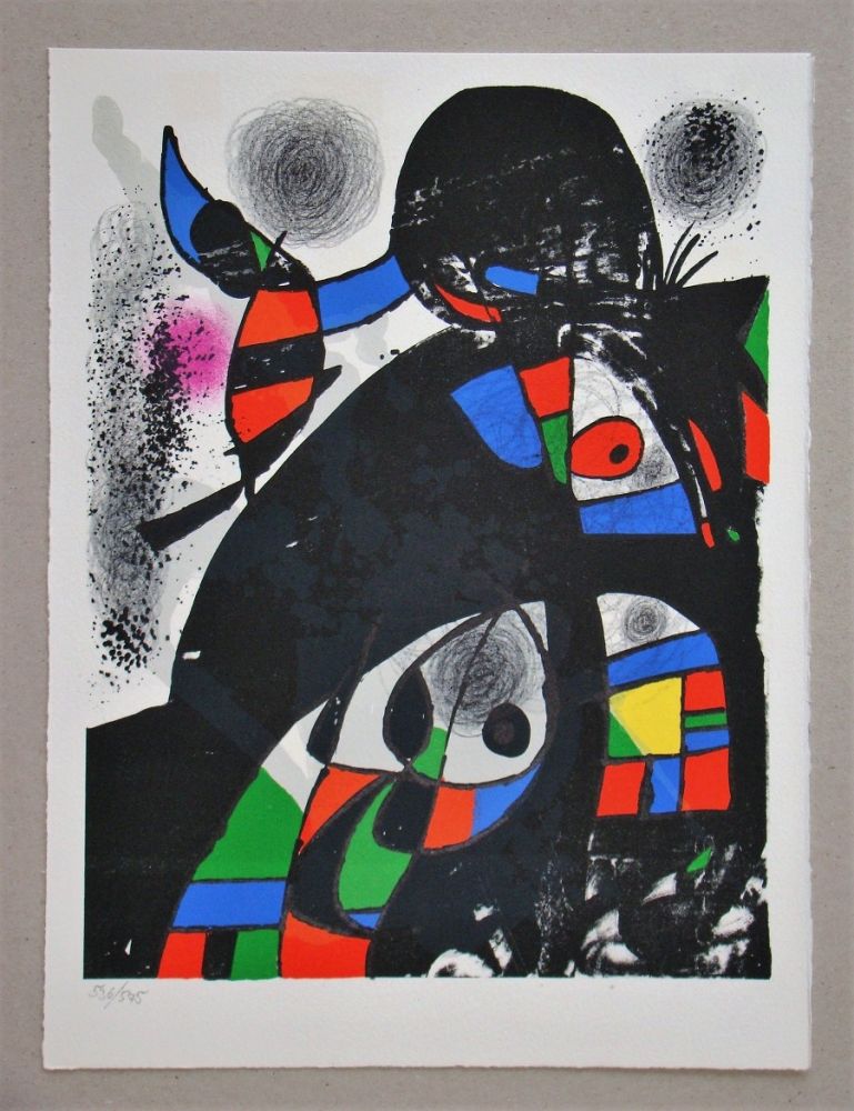 Litografía Miró - Hommage à San Lazzaro