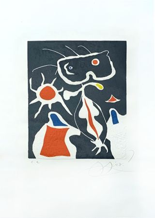 Grabado Miró - Hommage à San Lazzaro
