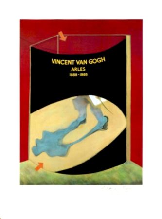 Litografía Bacon - Hommage à Van Gogh