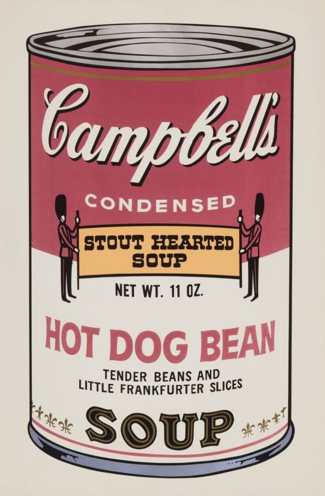 Serigrafía Warhol - Hot Dog Bean (from Campbell's Soup II)