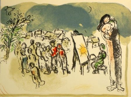 Litografía Chagall - (Humanisme actif)