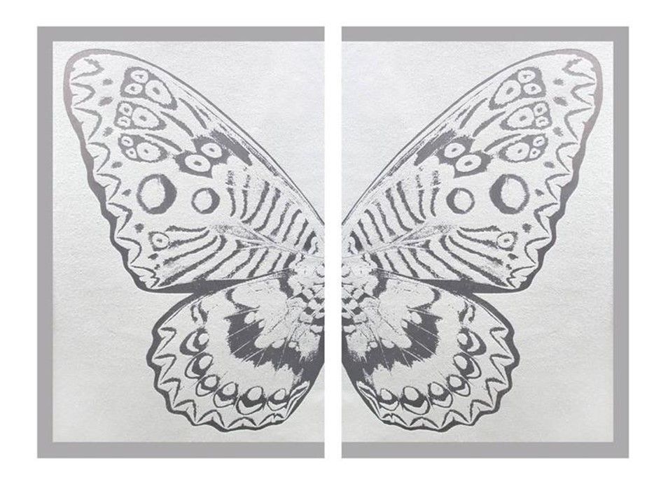 Múltiple Robierb - Hybrid Silver Butterfly ll on White