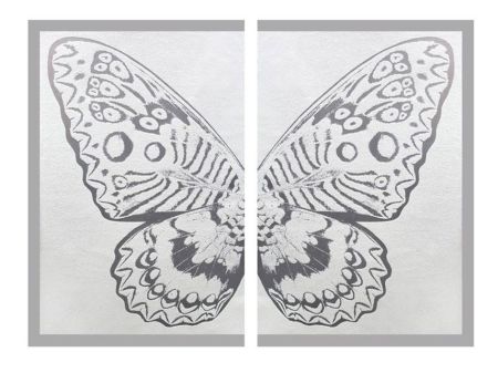Múltiple Robierb - Hybrid Silver Butterfly ll on White