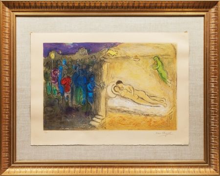 Litografía Chagall - Hyménée from Daphnis and Chloé 