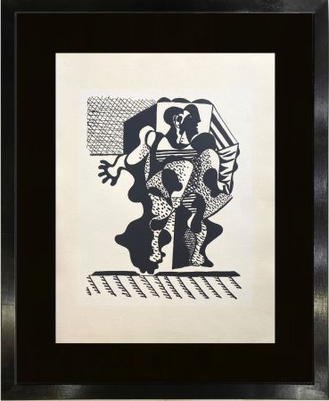 Grabado En Madera Picasso - Hélène chez Archimede I