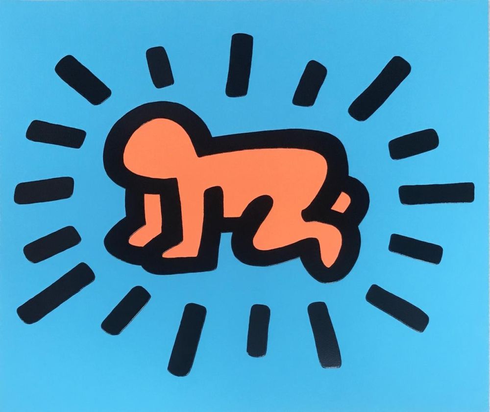 Serigrafía Haring - Icons (A) - Radiant Baby