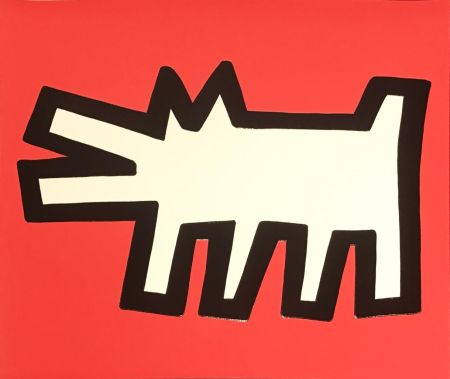 Serigrafía Haring - Icons (B) - Barking Dog