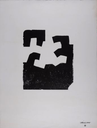 Litografía Chillida - Idazki, 1971