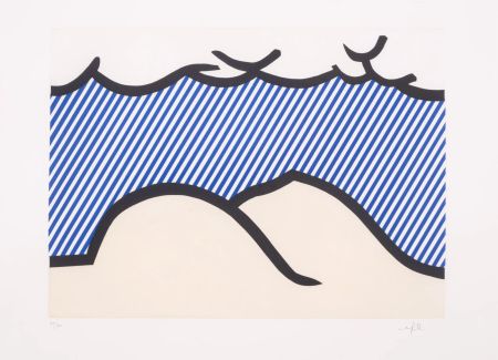 Aguafuerte Y Aguatinta Lichtenstein - Illustration for 'De Denver au Montana, Depart 27 Mai 1972' (I)