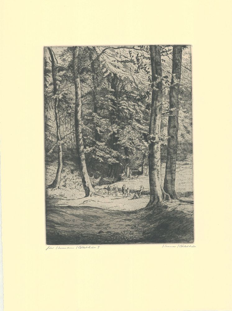 Grabado Kätelhön - Im Wald