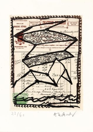 Litografía Alechinsky - Imagerie Pellerin