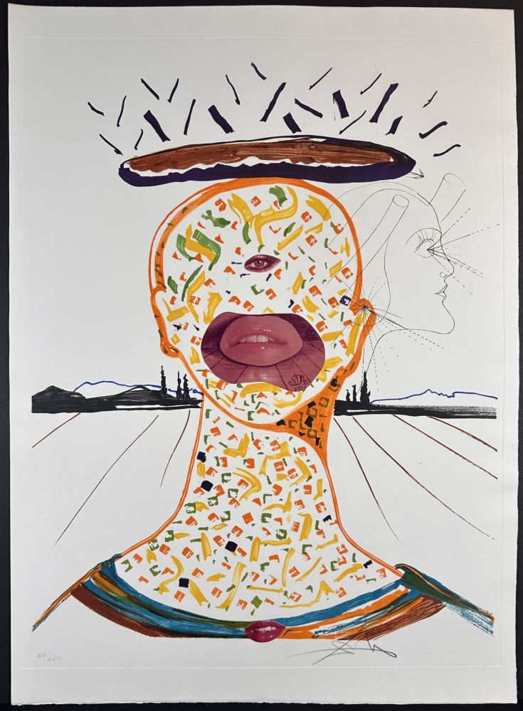 Grabado Dali - Imaginations & Objects of The Future Cyclopean Make-Up