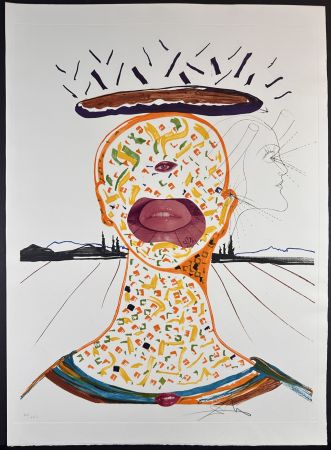 Grabado Dali - Imaginations & Objects of The Future Cyclopean Make-Up