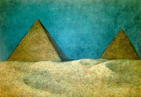 Litografía Zuniga - Impressions of Egypt Suite, Plate 10
