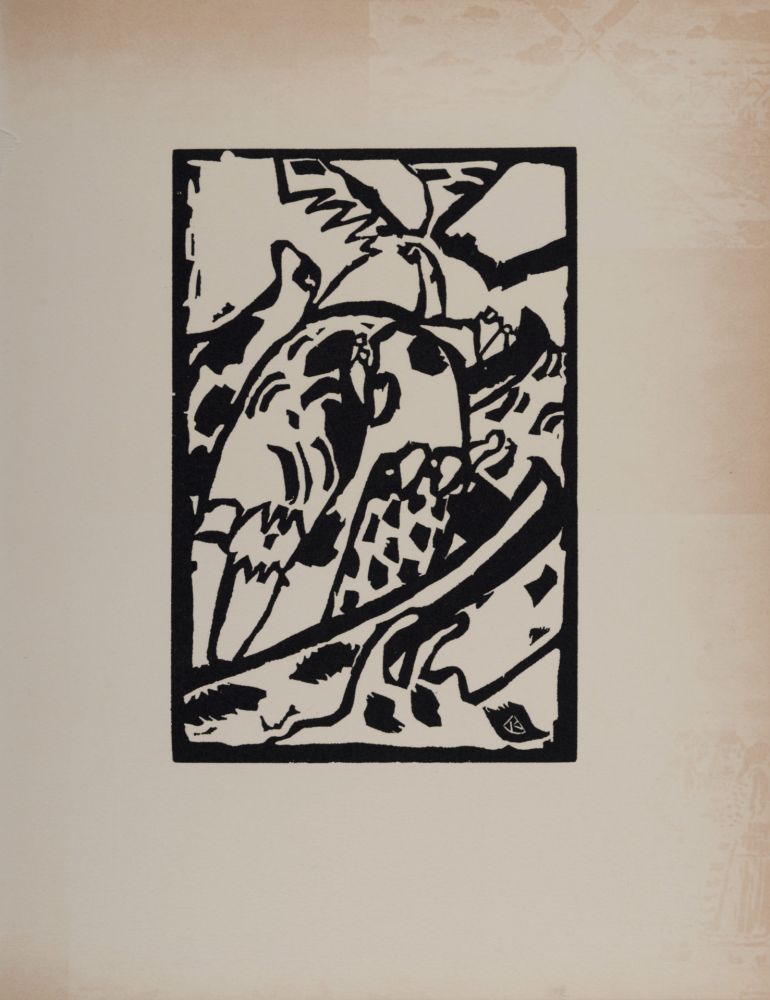 Grabado En Madera Kandinsky (After) - Improvisation 7, Klänge, 1974