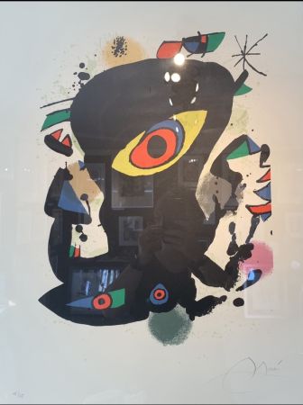 Litografía Miró - Inauguration galerie Maeght Barcelone 