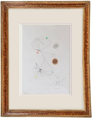 Aguatinta Miró - Incertitude prolongée