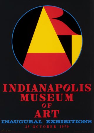 Serigrafía Indiana - Indianapolis Museum of Art, Inaugural Exhibitions, 1970