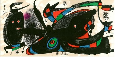 Litografía Miró - Inglaterra 