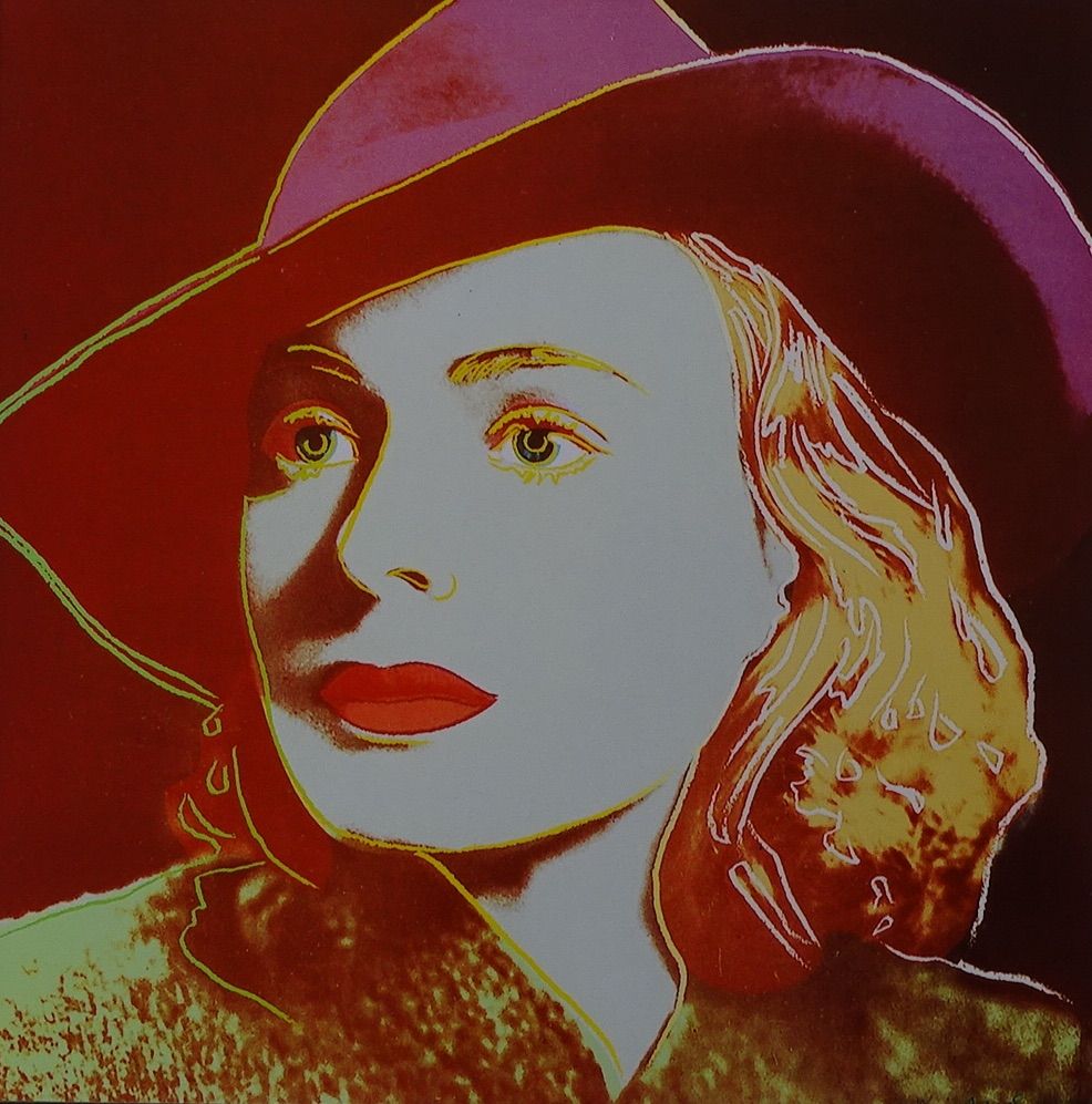Serigrafía Warhol - Ingrid Bergman Casablanca