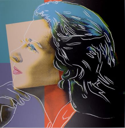 Serigrafía Warhol - Ingrid Bergman : Herself, 1983 - Original first printing!