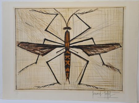 Grabado Buffet - Insecte brun 