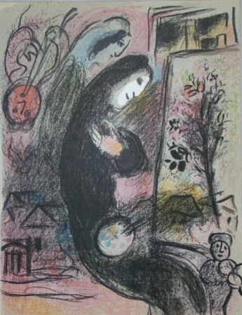 Litografía Chagall - Inspiration