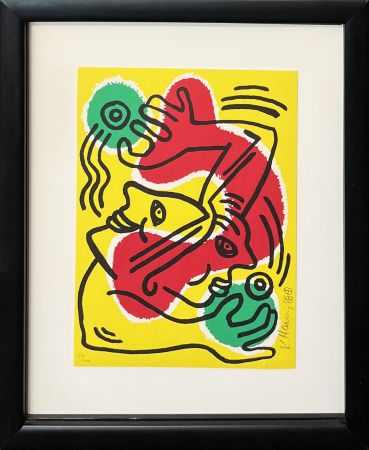 Litografía Haring - International Volunteer Day