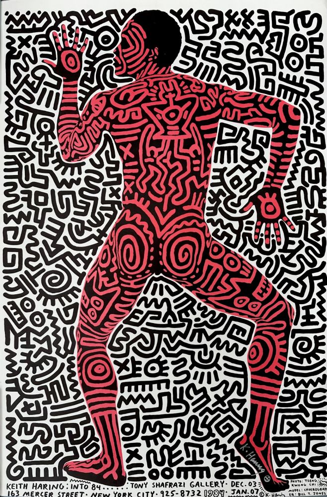 Litografía Haring - Into 84