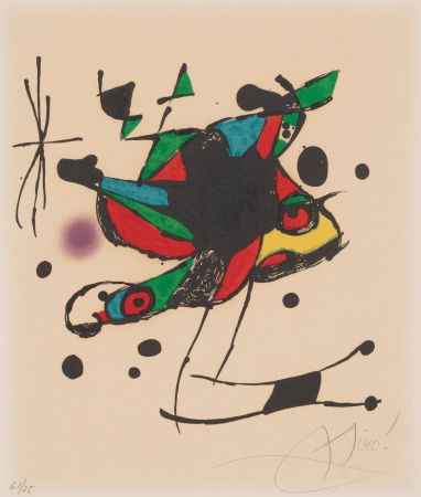 Múltiple Miró - Invitation Card for the Opening of the Fundació Miró Barcelona