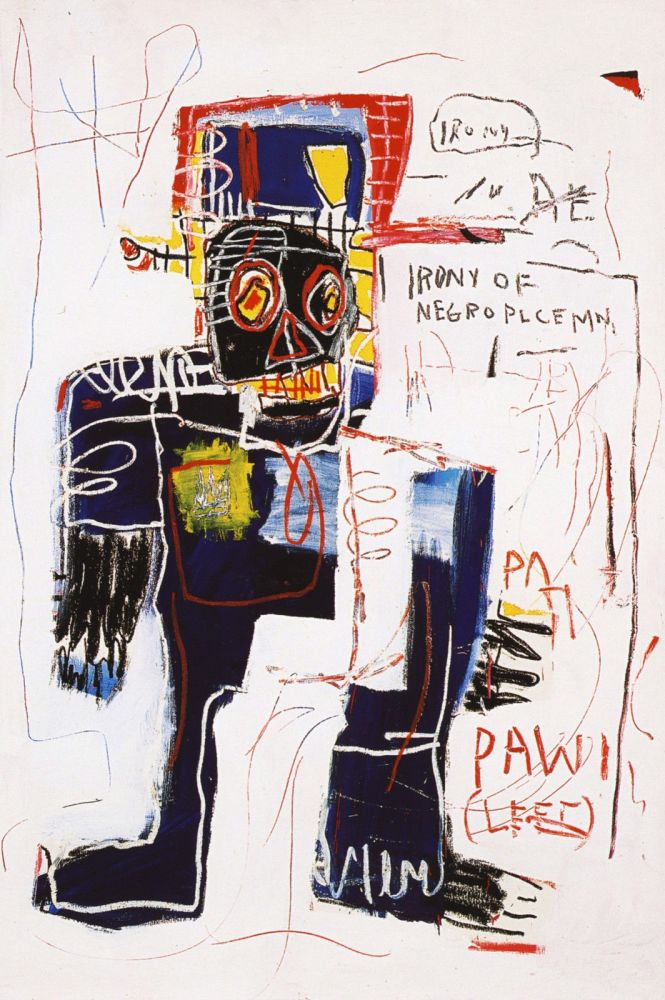 Sin Técnico Basquiat - Irony of negro policeman