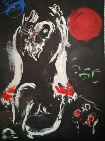 Litografía Chagall - Isaie