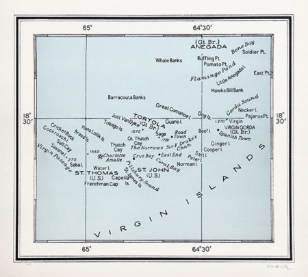 Litografía Macchi - Islas vírgenes