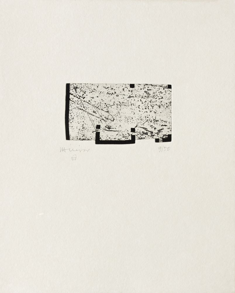 Grabado Chillida - Itsasoratu I