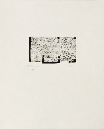 Grabado Chillida - Itsasoratu I