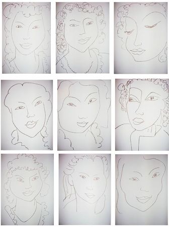 Libro Ilustrado Matisse - J.-A. NAU : POÉSIES ANTILLAISE (28 lithographies originales)