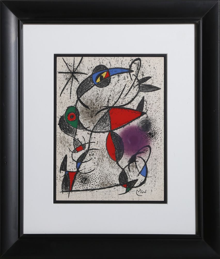 Litografía Miró - Jaillie du Calcaire