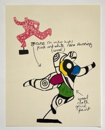 Litografía De Saint Phalle - Jane. 1966