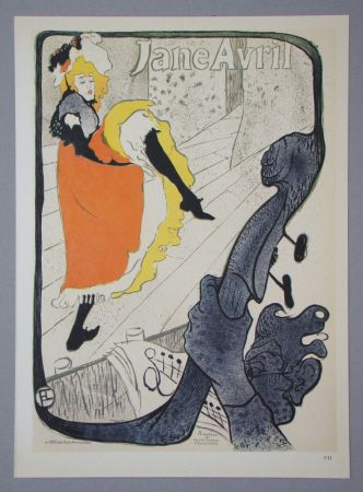 Heliograbado Toulouse-Lautrec - Jane Avril