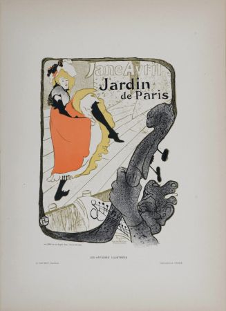 Litografía Toulouse-Lautrec - Jane Avril, 1896 