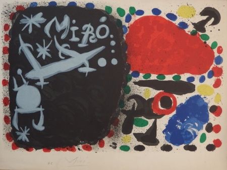 Litografía Miró - Japan 1966 (handsigned proof on vellum before letter)