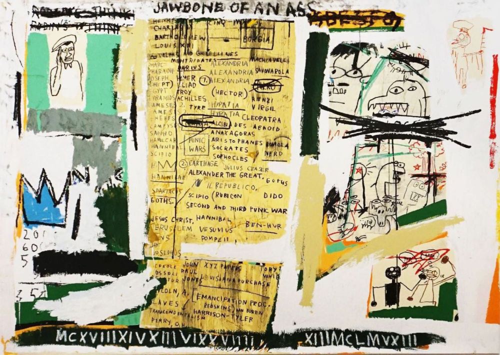 Serigrafía Basquiat - Jawbone of an ass