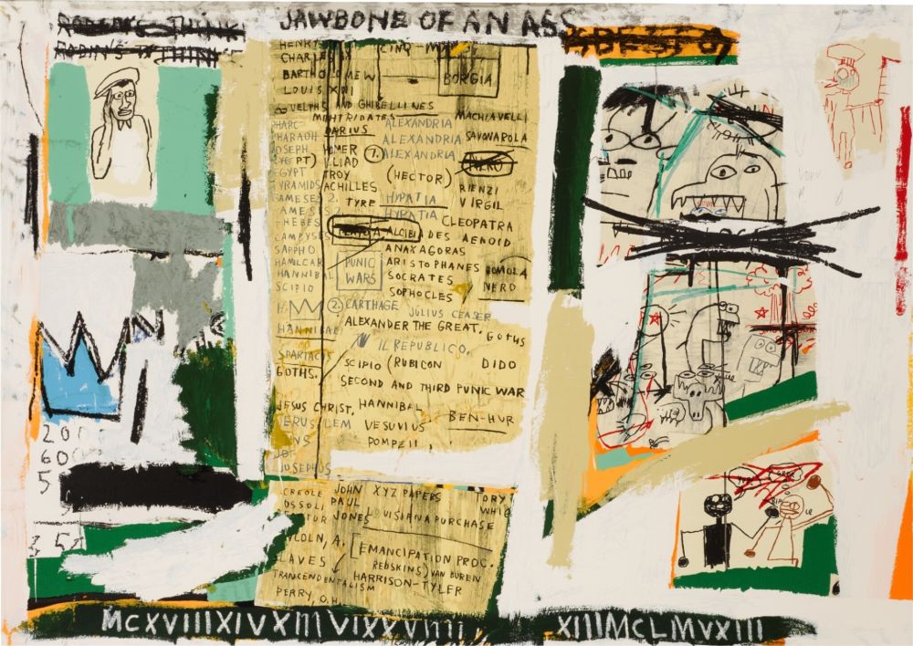 Serigrafía Basquiat - Jawbone of an Ass